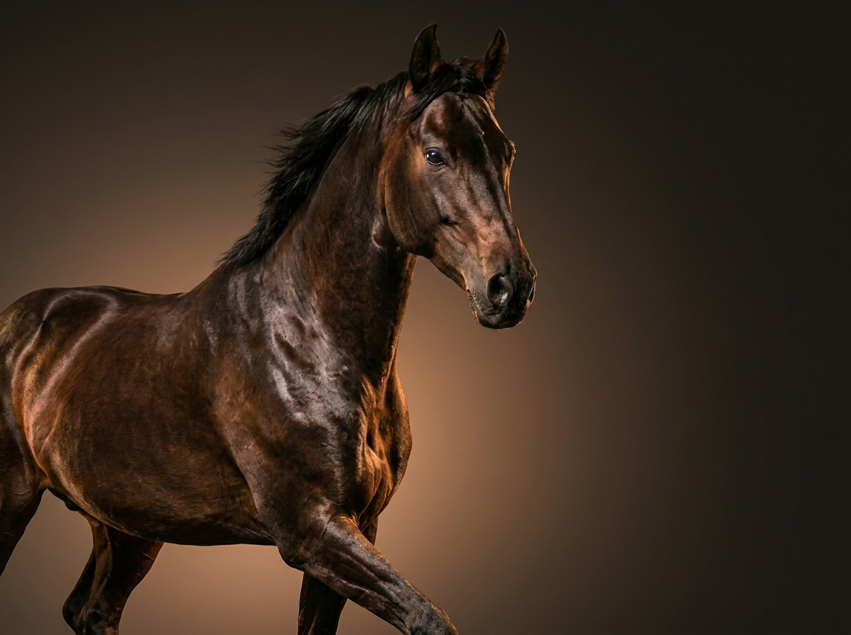 Il cavallo si muove libero, con la spalla in piena estensione